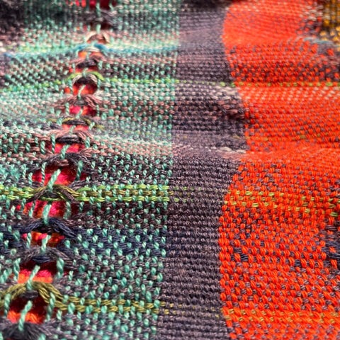 Singularitaet-Coma_handgefertigte-Einzelstuecke_Schal_Baumwolle_Harlekin 1