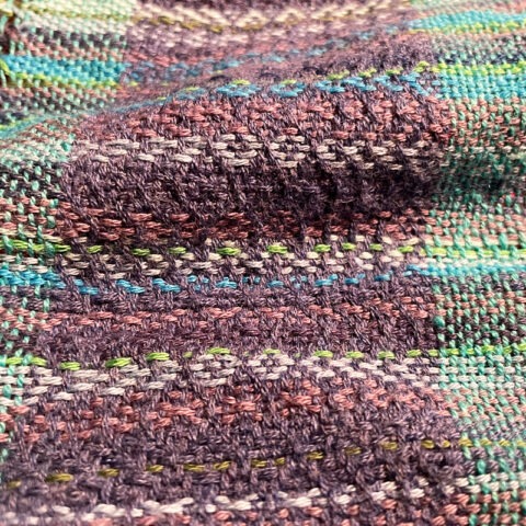 Singularitaet-Coma_handgefertigte-Einzelstuecke_Schal_Baumwolle_Harlekin 1